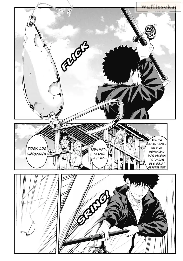 Tsurizao Hitotsu de Isekai Hourou Chapter 3.1 Gambar 8