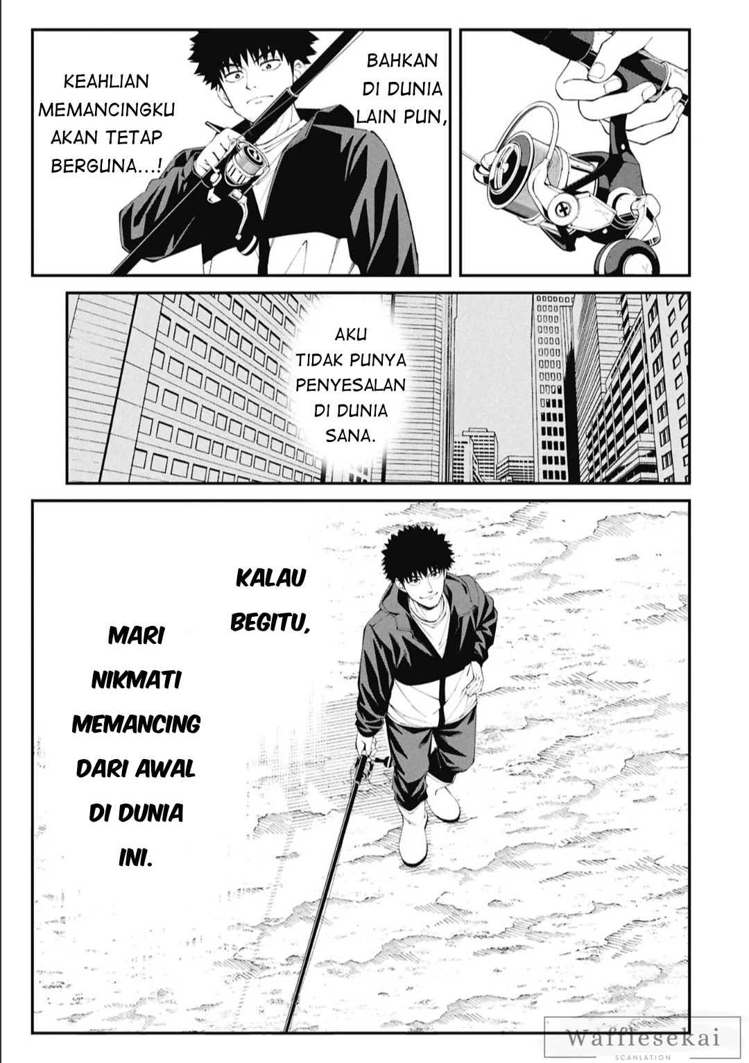 Tsurizao Hitotsu de Isekai Hourou Chapter 3.2 Gambar 8