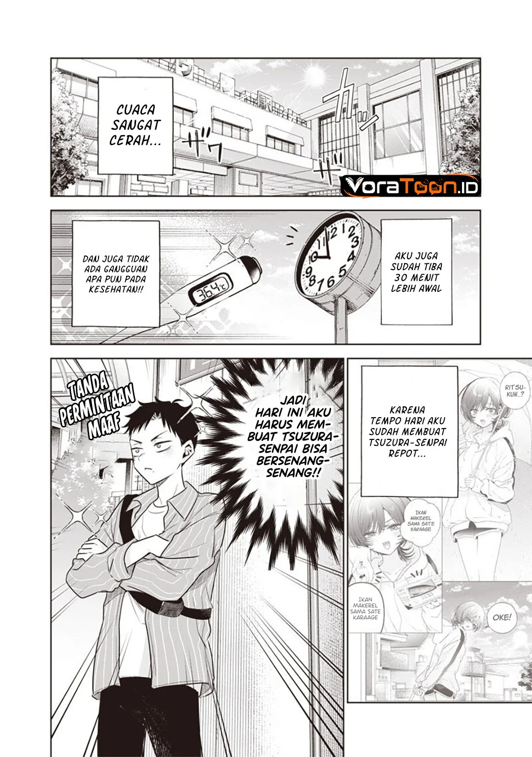 Tsuzura-Senpai wa Motokano Dakara Chapter 11 halaman 4