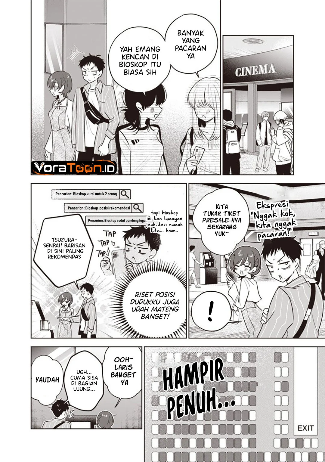 Tsuzura-Senpai wa Motokano Dakara Chapter 11 halaman 8