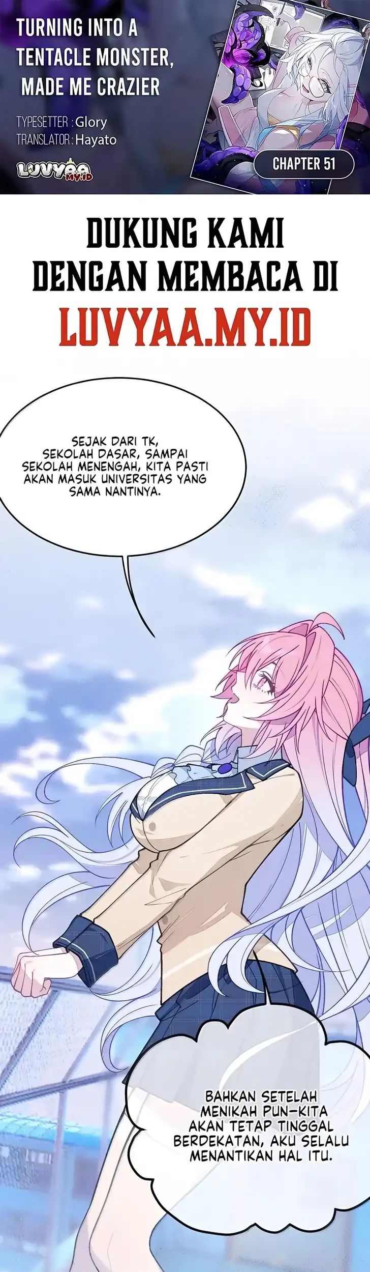Komik Turning Into A Tentacle Monster, Made Me Crazier Chapter 51 gambar 1