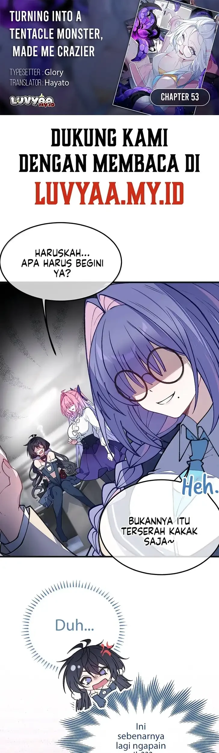 Komik Turning Into A Tentacle Monster, Made Me Crazier Chapter 53 gambar 1
