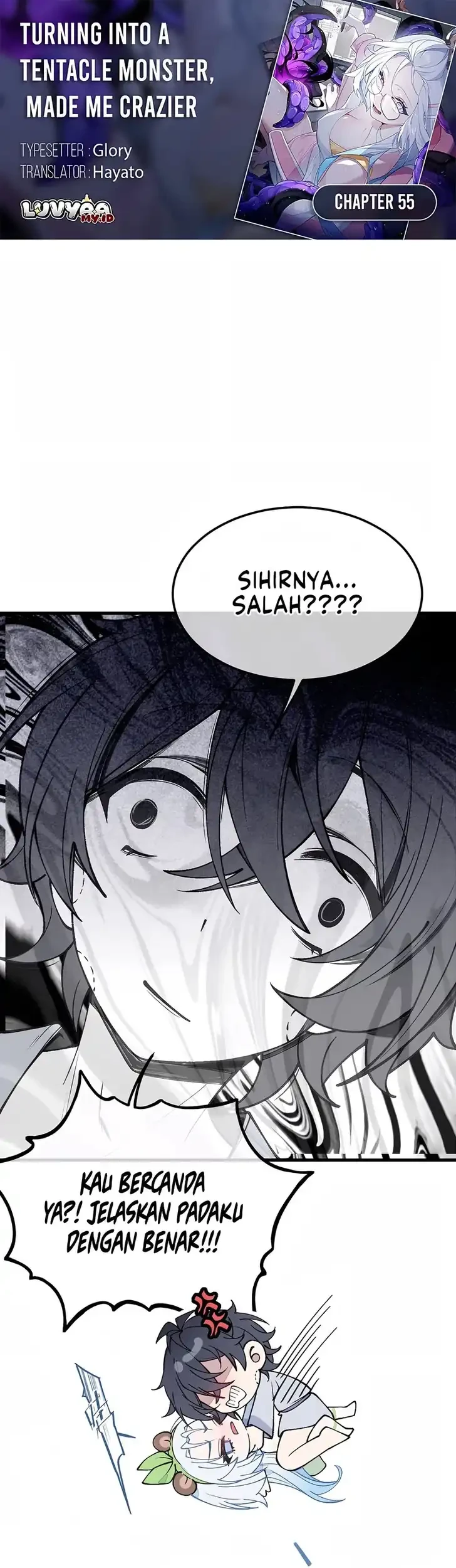 Komik Turning Into A Tentacle Monster, Made Me Crazier Chapter 55 gambar 1
