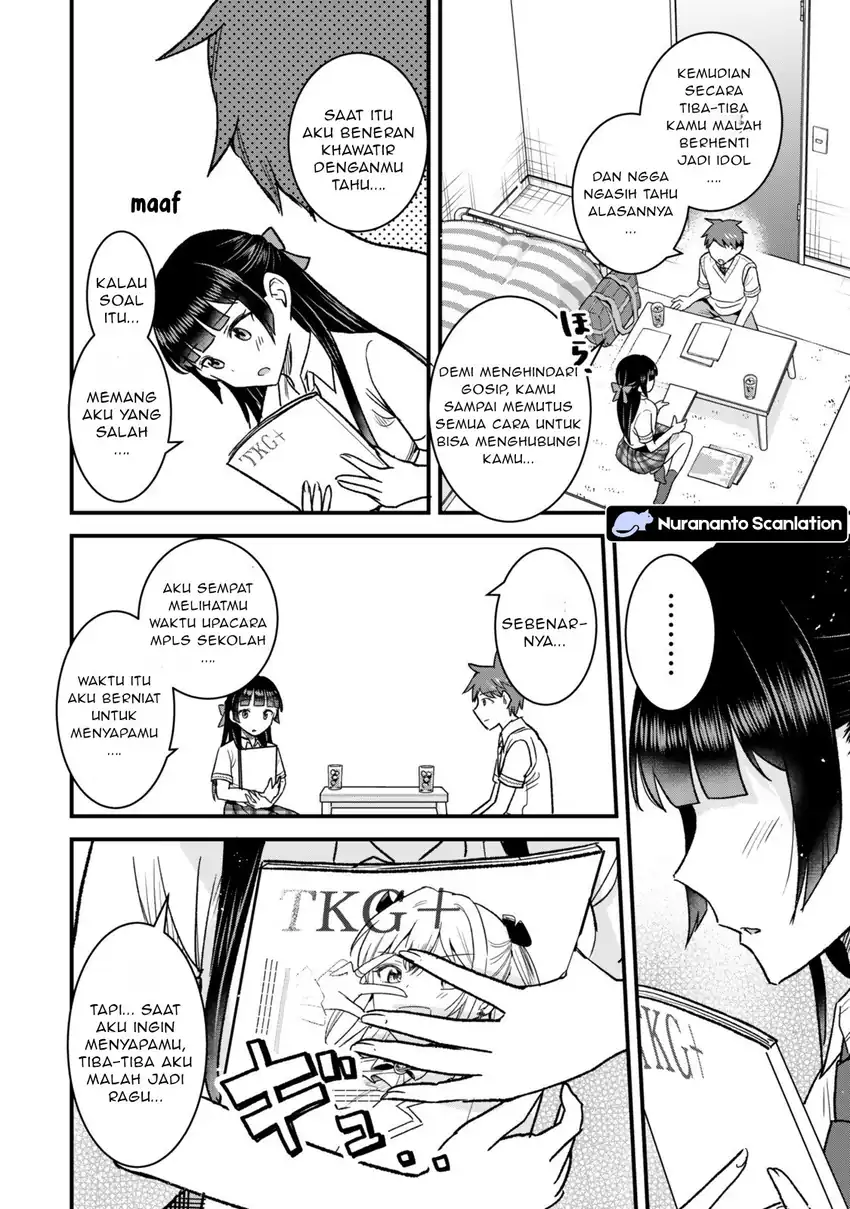 Uchi no Seiso-kei Iinchou ga Katsute Chuunibyou Idol Datta Koto wo Ore Dake ga Shitteiru. Chapter 9.2 Gambar 11