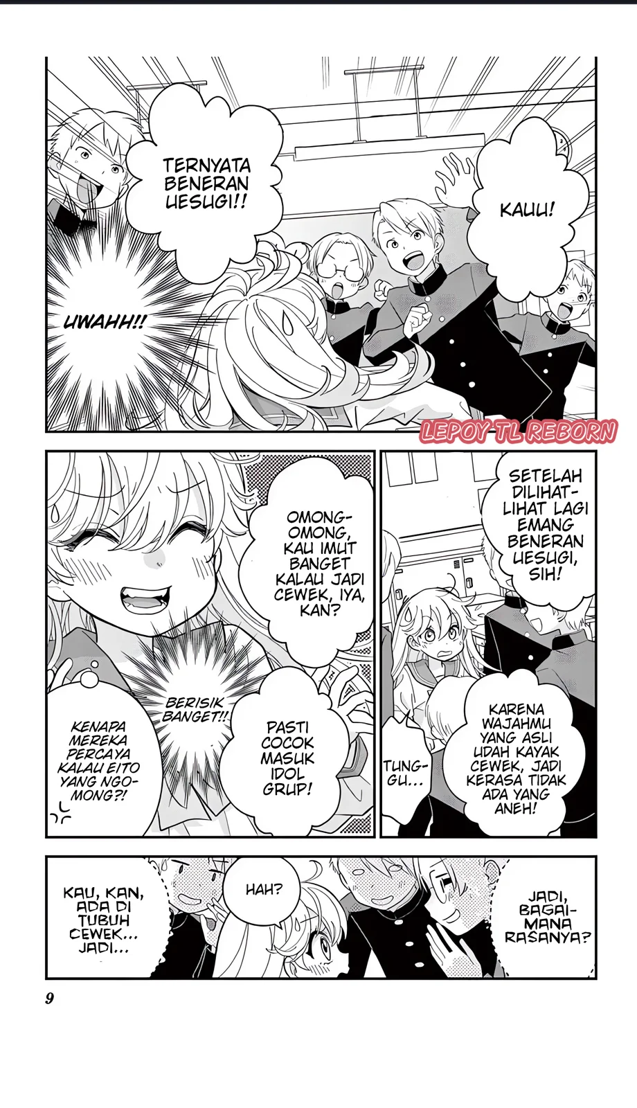 Uesugi-kun wa Onnanoko wo Yametai Chapter 4 Gambar 9