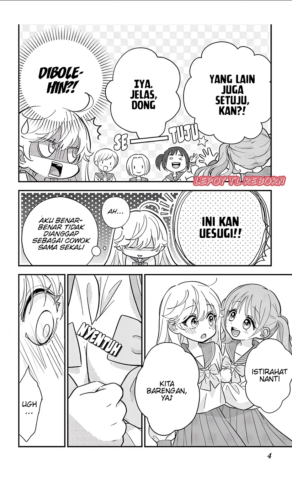 Uesugi-kun wa Onnanoko wo Yametai Chapter 5 Gambar 4