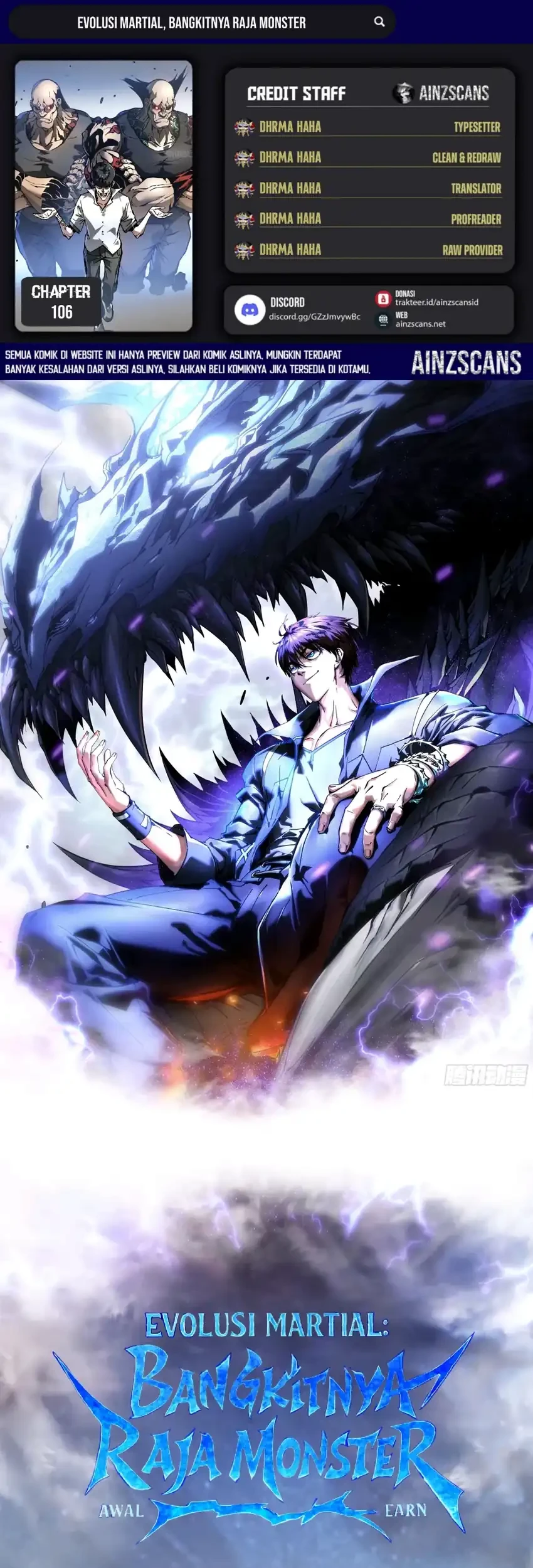 Komik Ultimate Martial Evolution: Begin by Awakening the King of Monsters Chapter 106 gambar 1