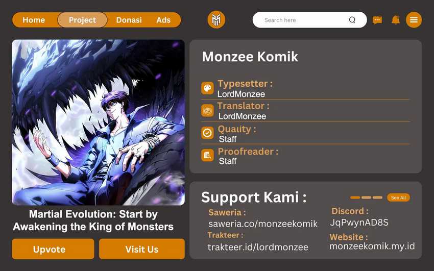 Baca Komik Ultimate Martial Evolution: Begin by Awakening the King of Monsters Chapter 11 Gambar 1