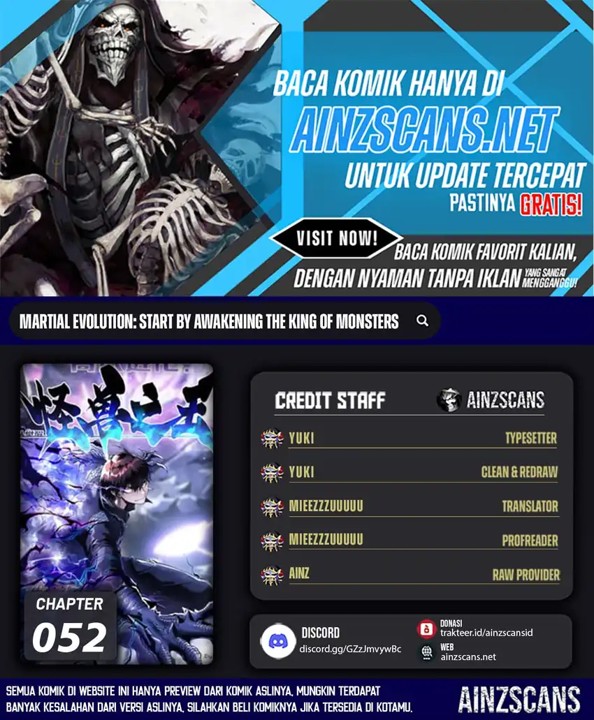 Baca Komik Ultimate Martial Evolution: Begin by Awakening the King of Monsters Chapter 52 Gambar 1