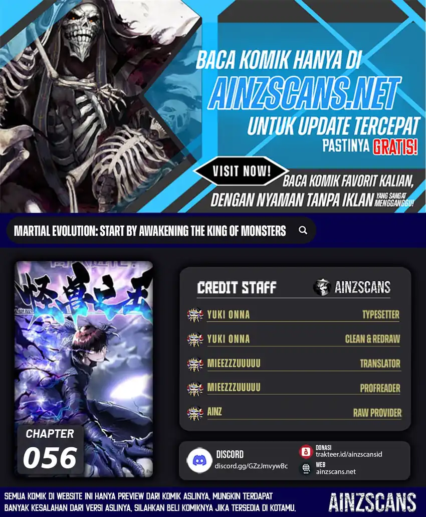 Baca Komik Ultimate Martial Evolution: Begin by Awakening the King of Monsters Chapter 56 Gambar 1