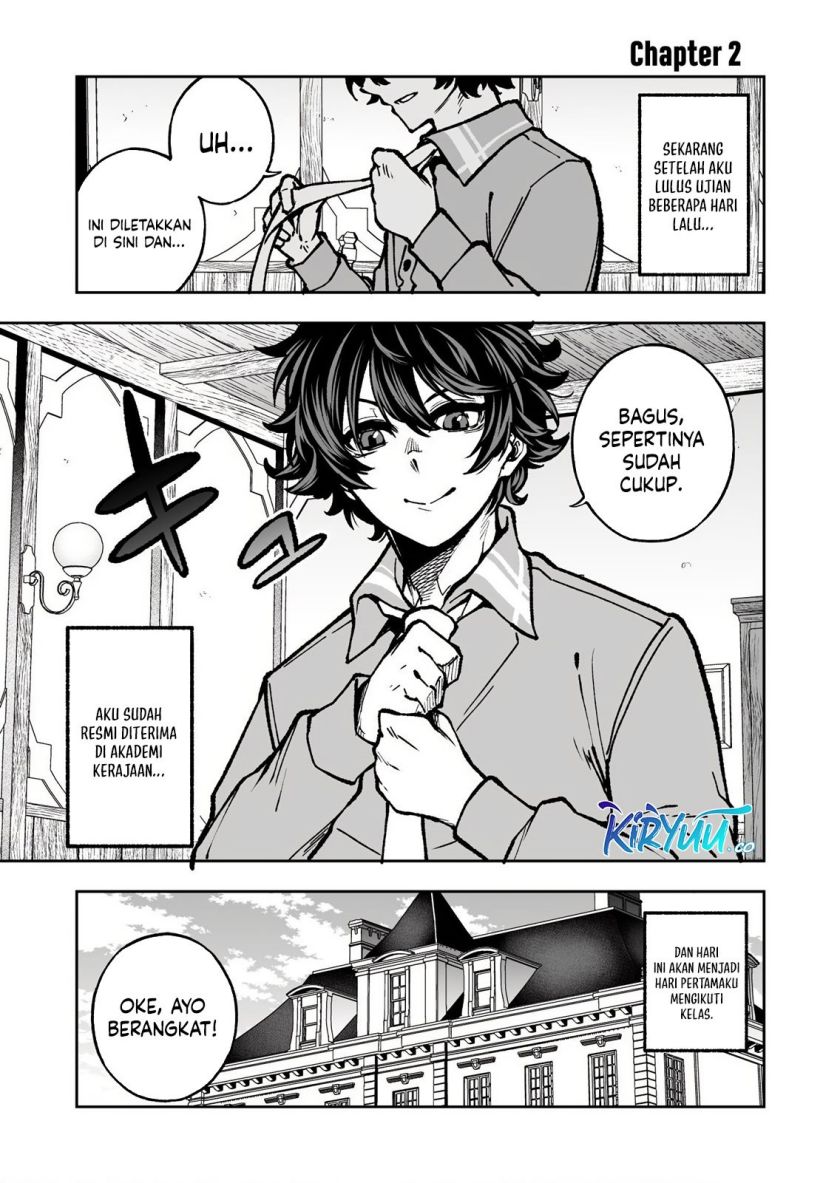 Baca Manga Umarekawatta Kensei, Kenshi ga Reiguu sareru Majutsu Shijou Shugi no Gakuen de Musou suru Chapter 2 Gambar 2
