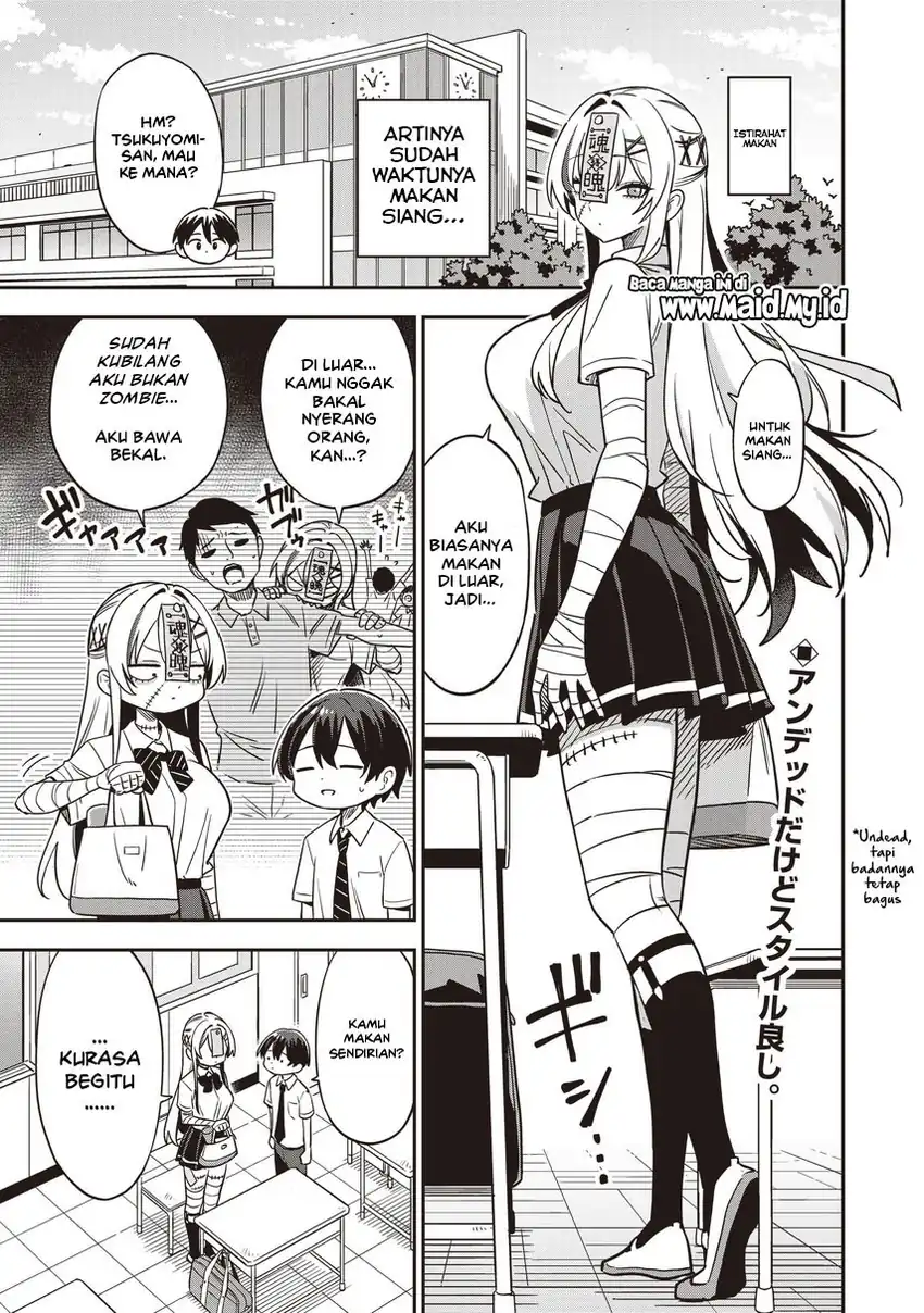 Undead-san no Bukiyou na Seishun Chapter 3.1 Gambar 3