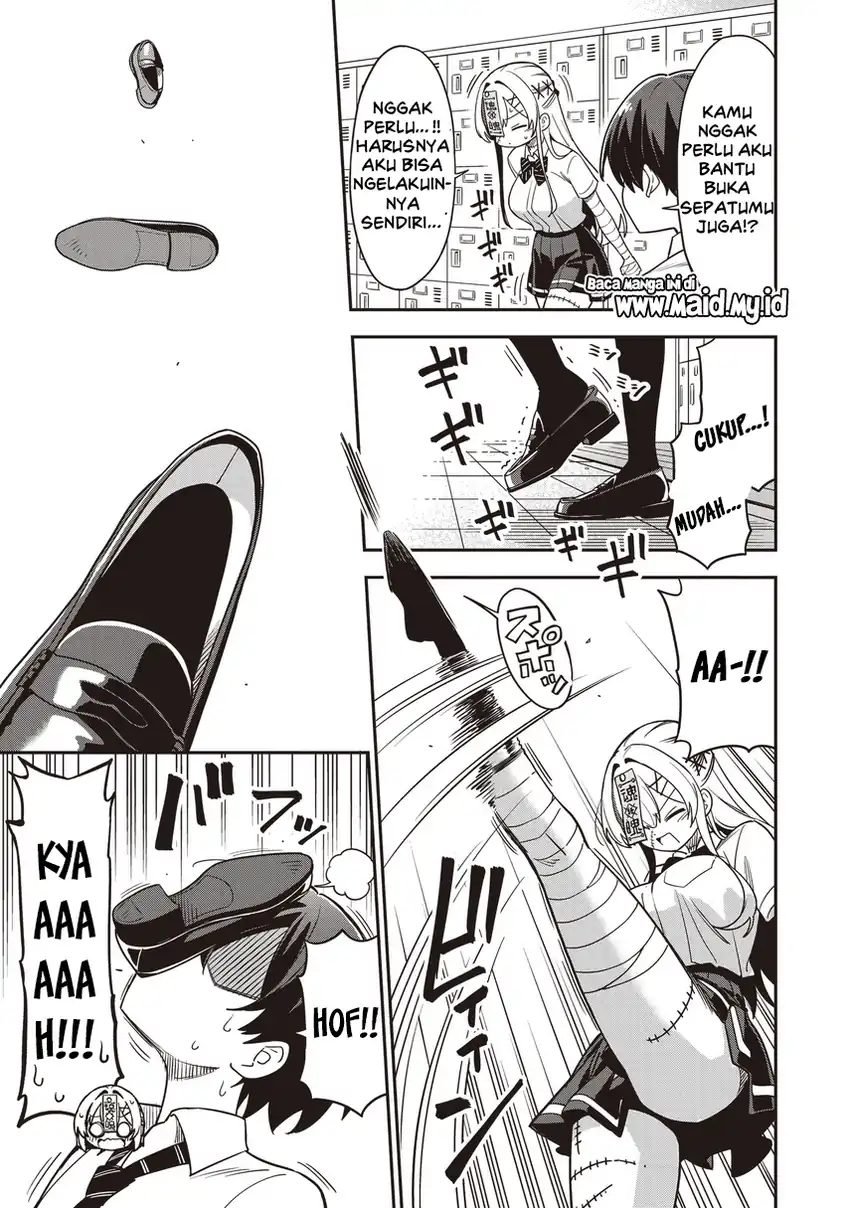 Undead-san no Bukiyou na Seishun Chapter 4.1 Gambar 11