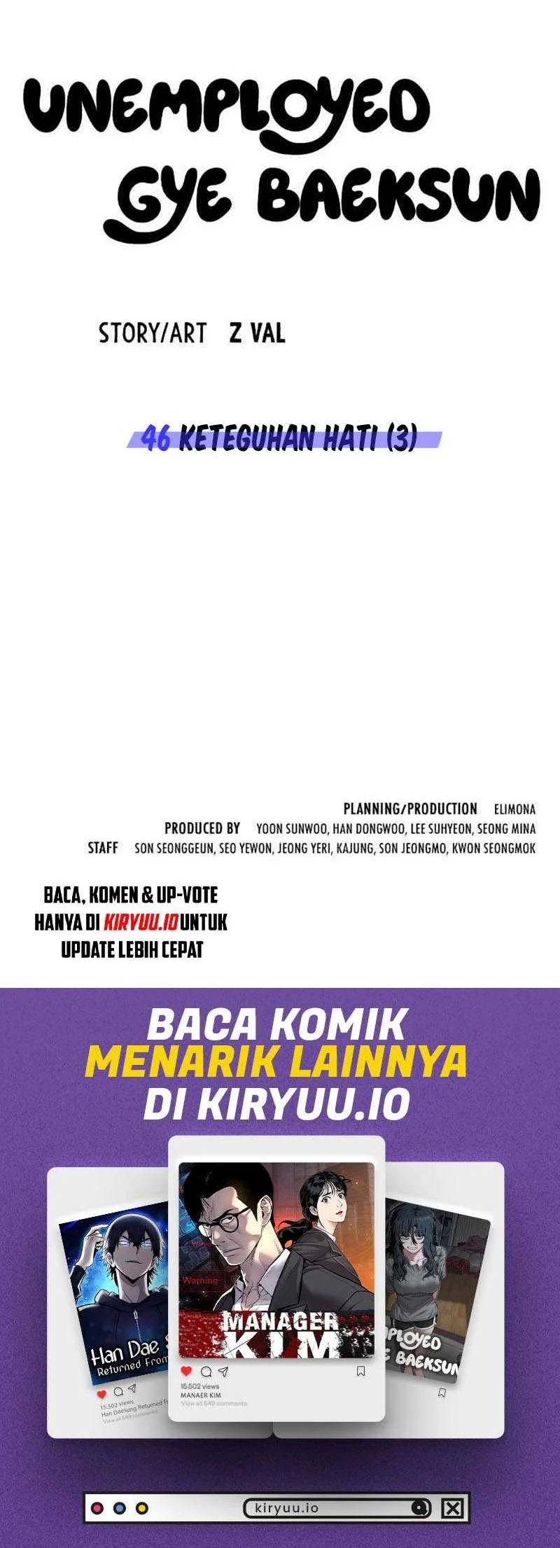 Unemployed Gye Baek Soon Chapter 46 Gambar 54