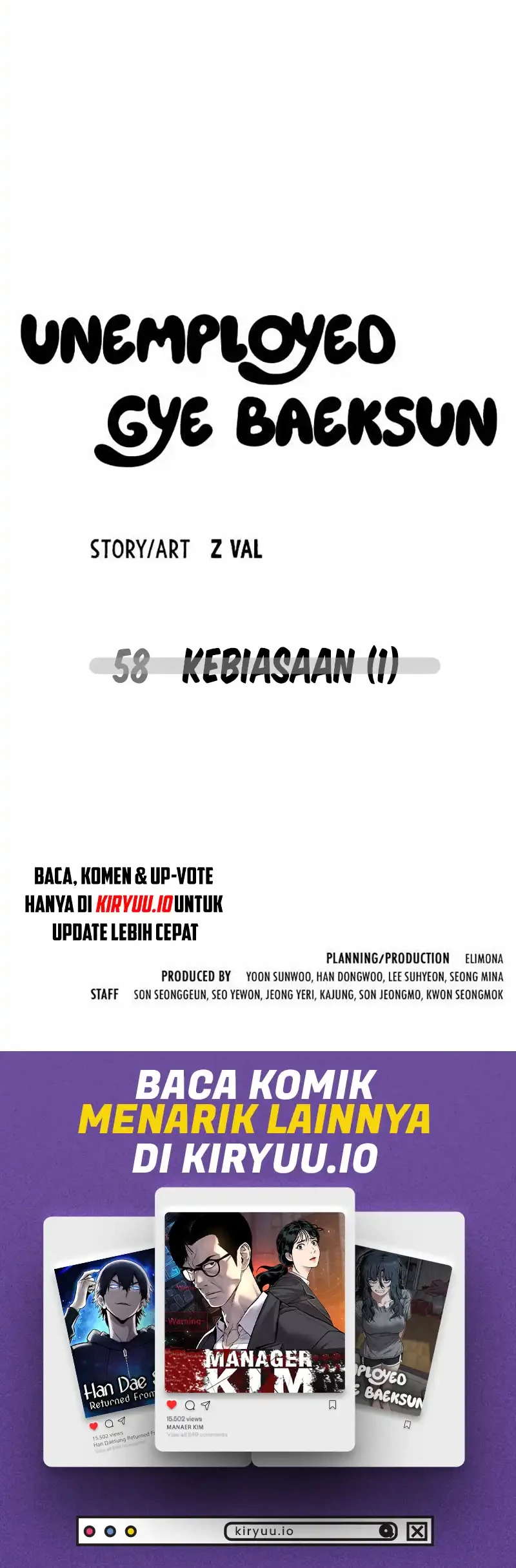 Unemployed Gye Baek Soon Chapter 58 Gambar 64