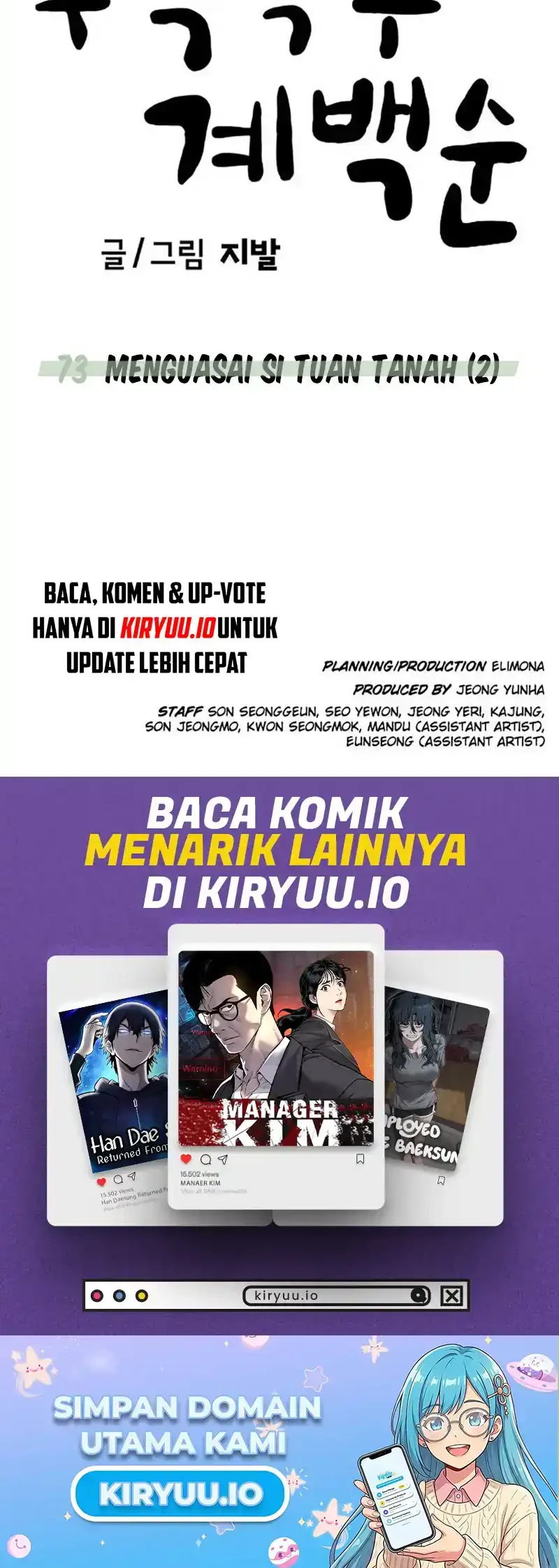 Unemployed Gye Baek Soon Chapter 73 Gambar 51