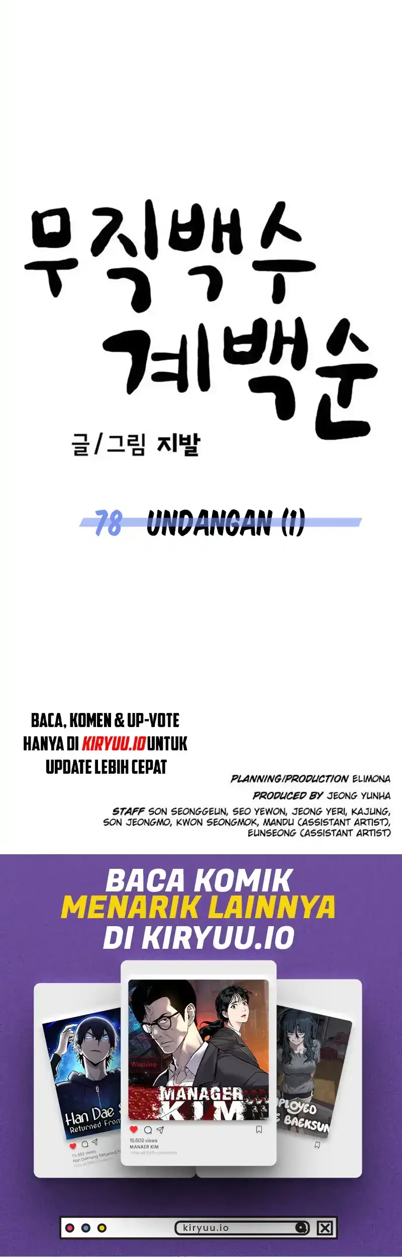 Unemployed Gye Baek Soon Chapter 78 Gambar 49