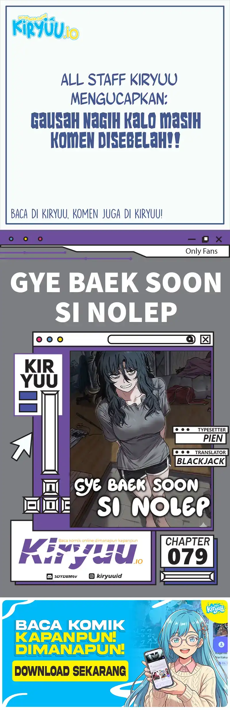 Komik Unemployed Gye Baek Soon Chapter 79 gambar 1