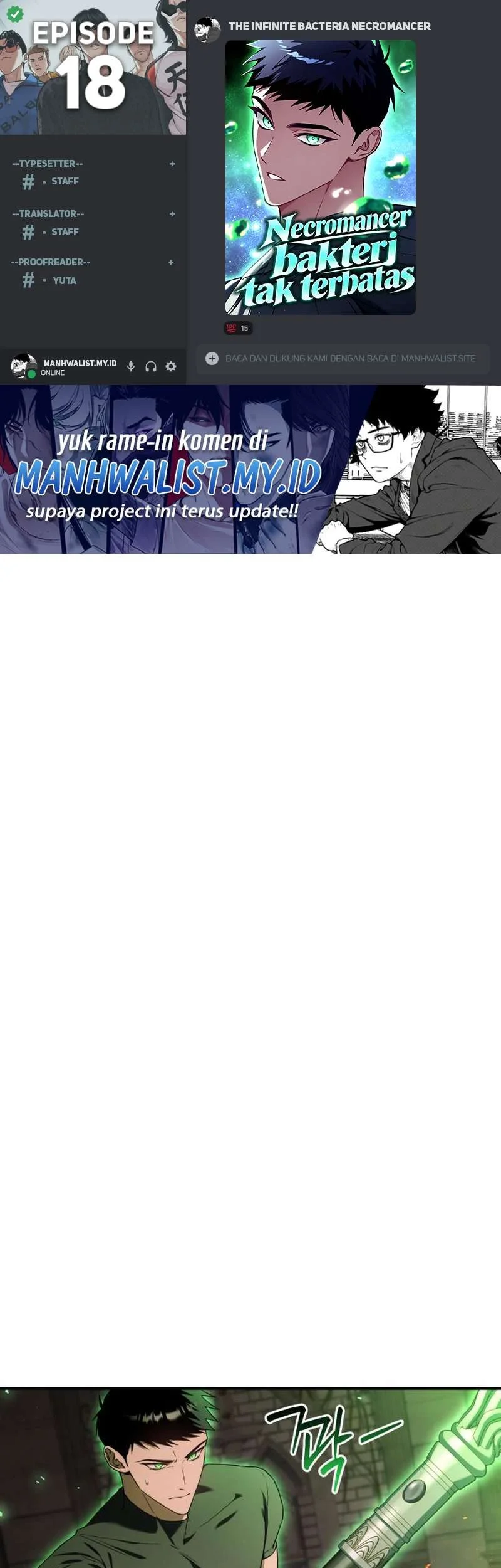 Komik Unlimited Bacteria Magician Chapter 18 gambar 1