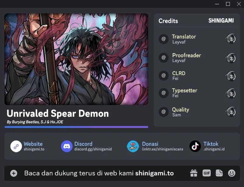 Komik Unrivaled Spear Demon Chapter 49 gambar 1