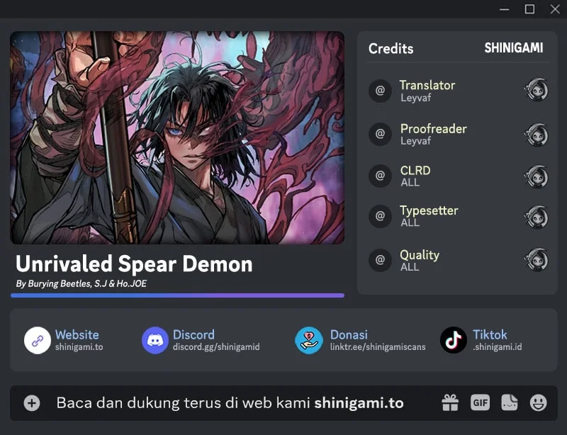 Komik Unrivaled Spear Demon Chapter 51 gambar 1