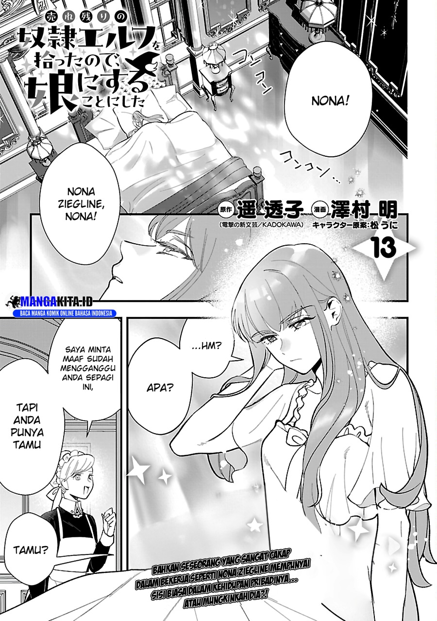 Baca Manga Urenokori no Dorei Elf wo Hirotta no de, Musume ni suru Koto ni shita Chapter 13.1 Gambar 2
