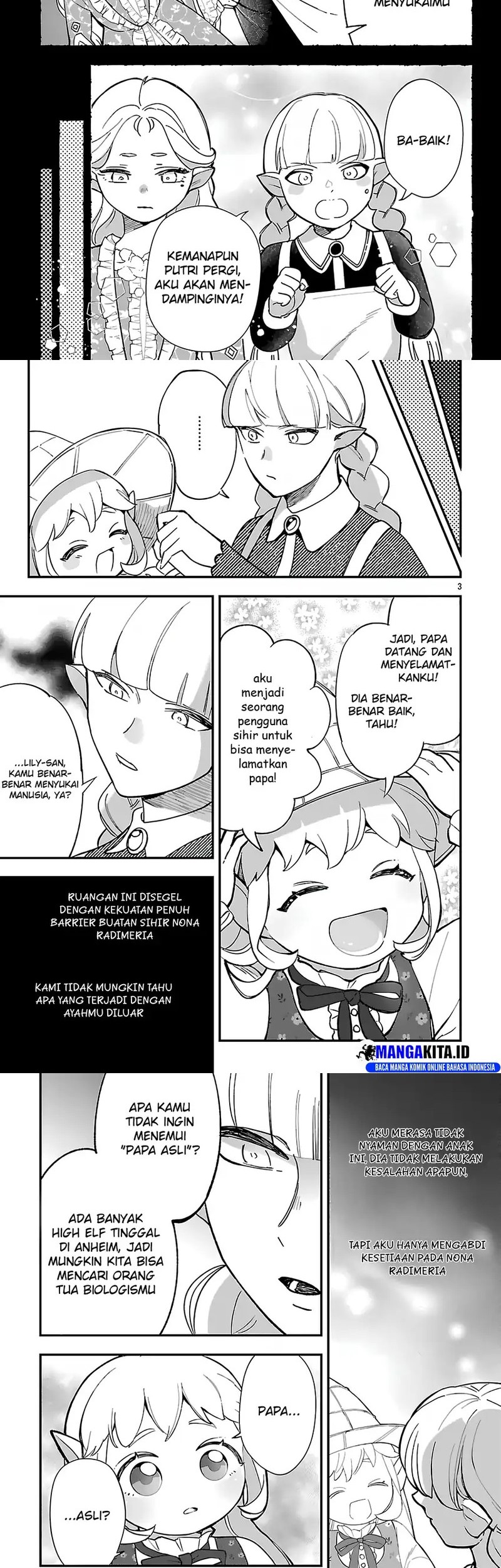 Baca Manga Urenokori no Dorei Elf wo Hirotta no de, Musume ni suru Koto ni shita Chapter 16.1 Gambar 2