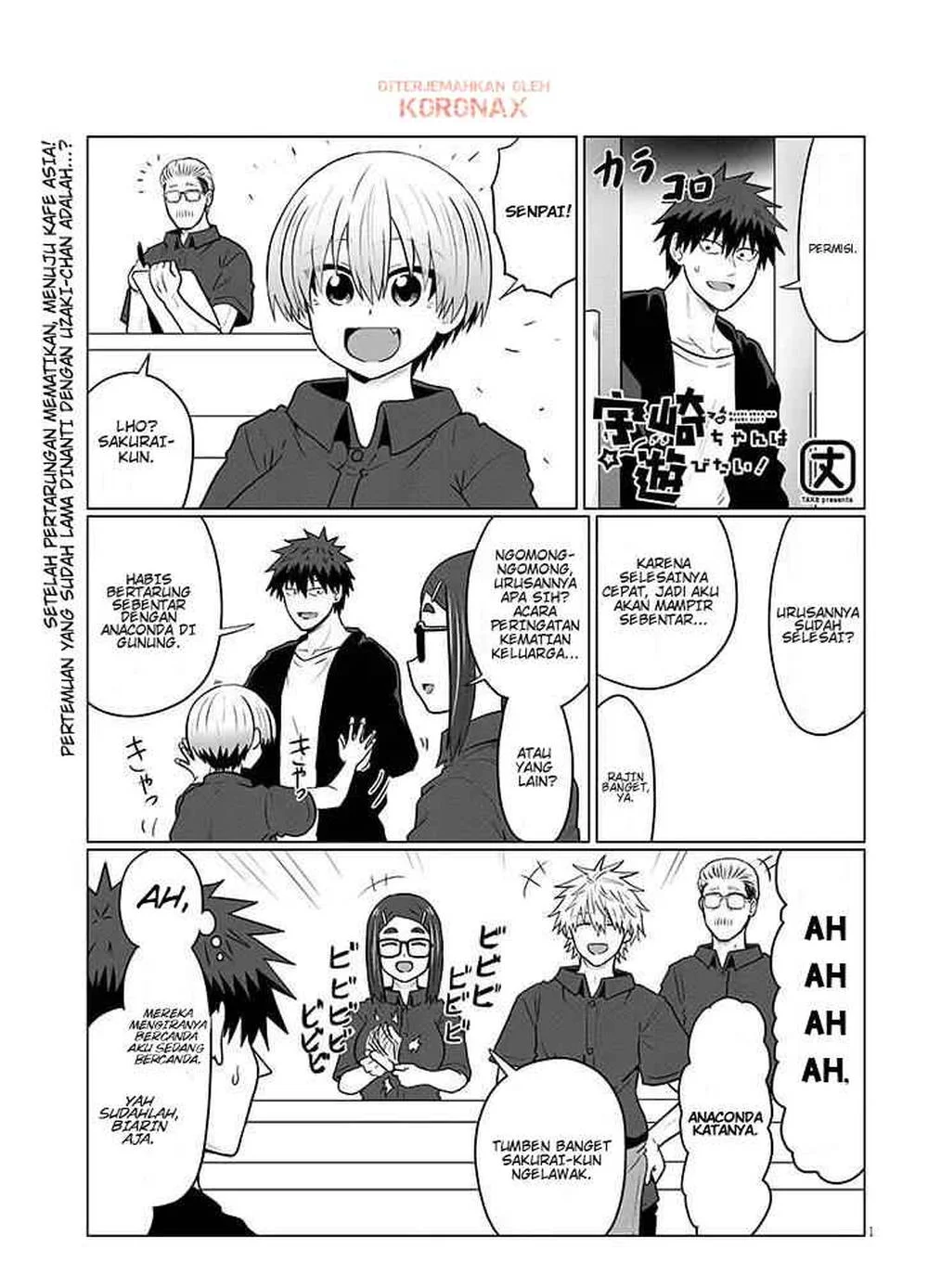 Komik Uzaki-chan wa Asobitai! Chapter 133 gambar 1