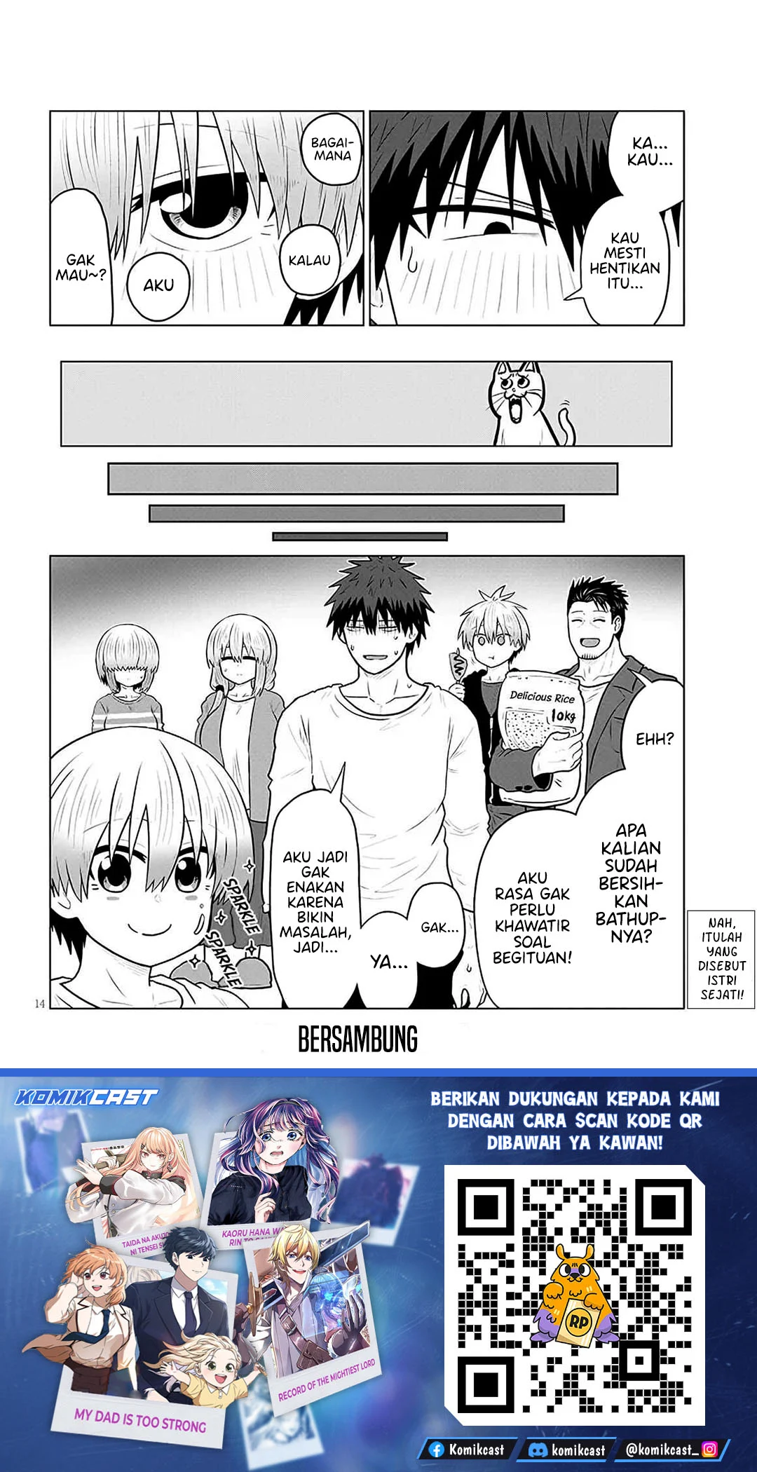 Uzaki-chan wa Asobitai! Chapter 136 Gambar 15