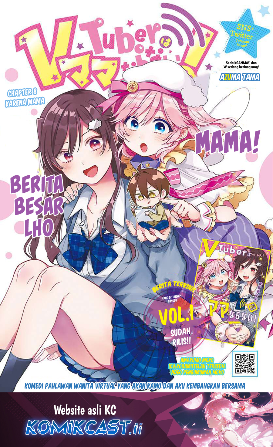 Baca Komik VTuber wa Mama Naranai! Chapter 8 Gambar 1