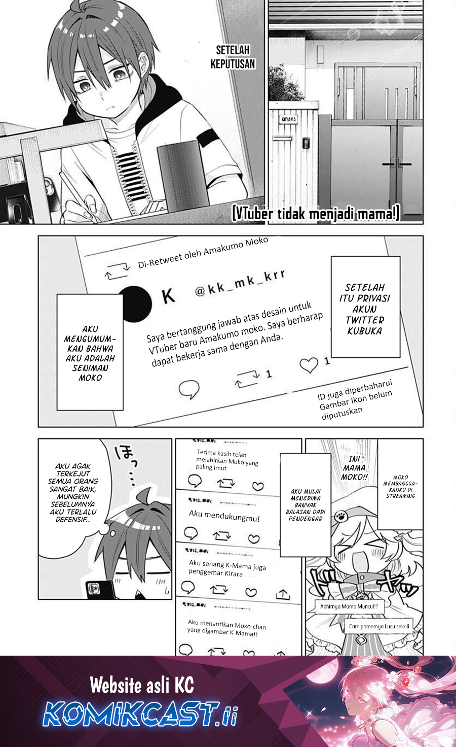 Baca Komik VTuber wa Mama Naranai! Chapter 9 Gambar 1