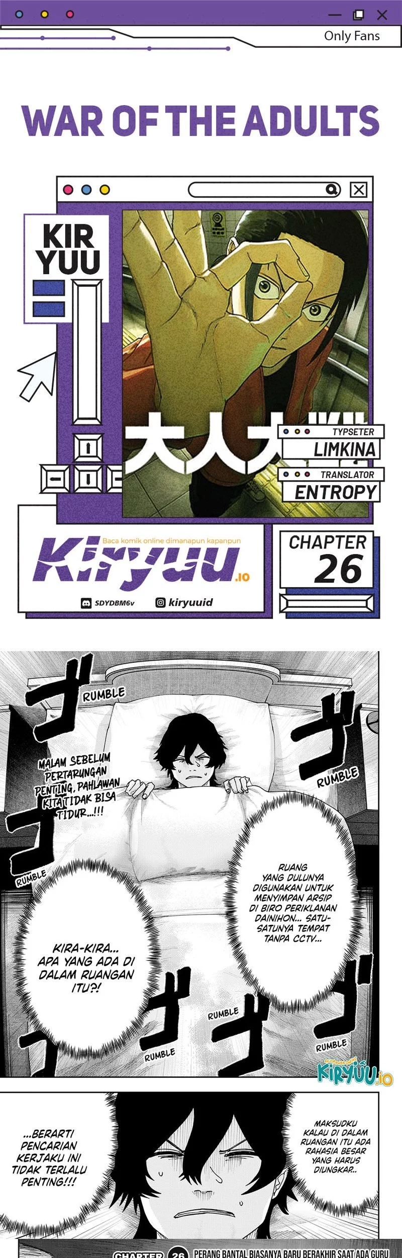 Baca Komik War of the Adults Chapter 26 Gambar 1