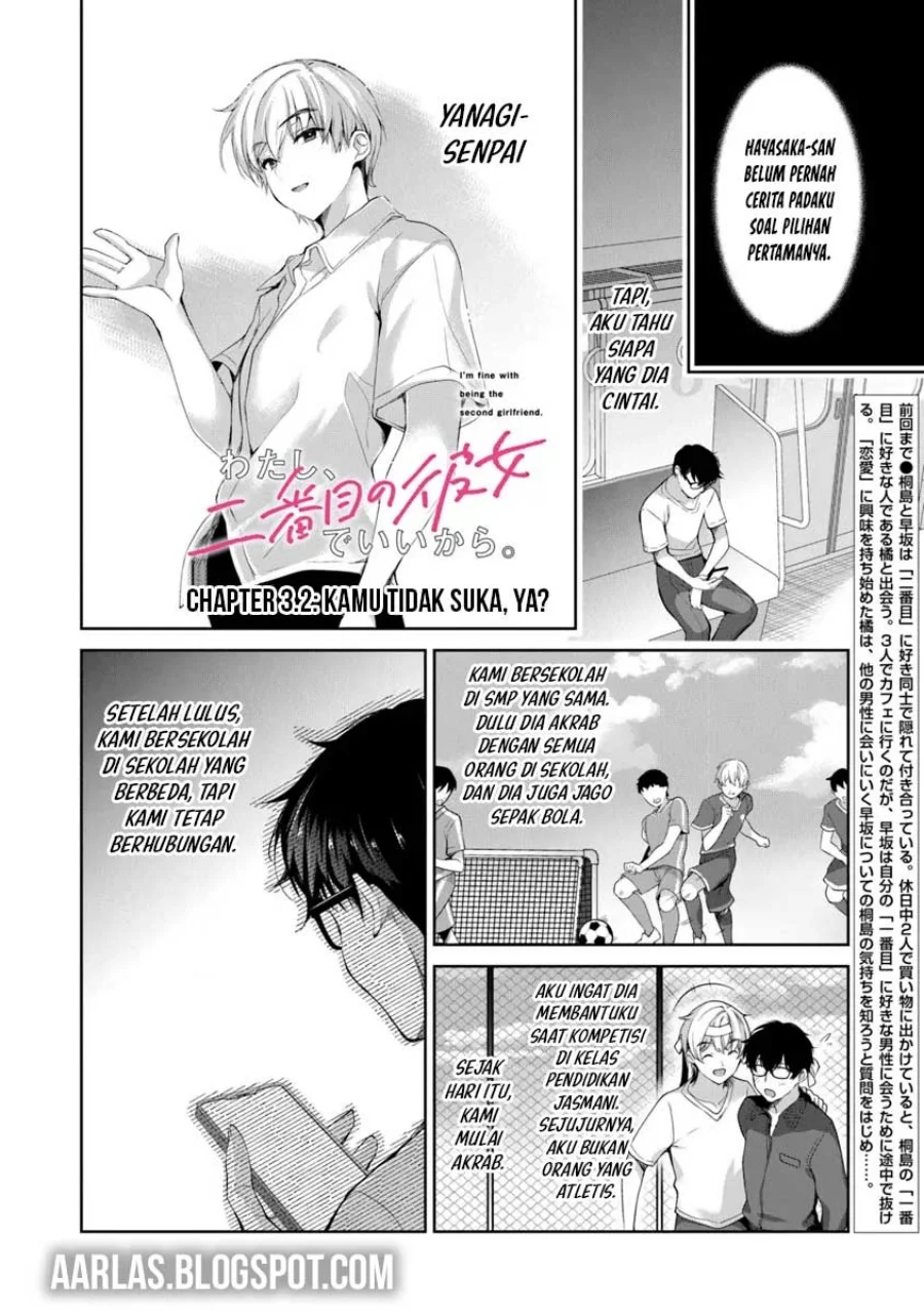 Manga Watashi Nibanme no Kanojo de Ii kara Chapter 3.2 gambar nomor 2