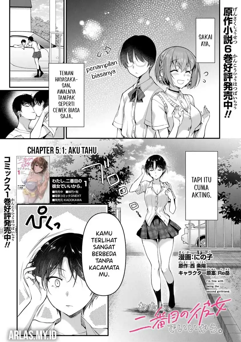 Manga Watashi Nibanme no Kanojo de Ii kara Chapter 5.1 gambar nomor 2