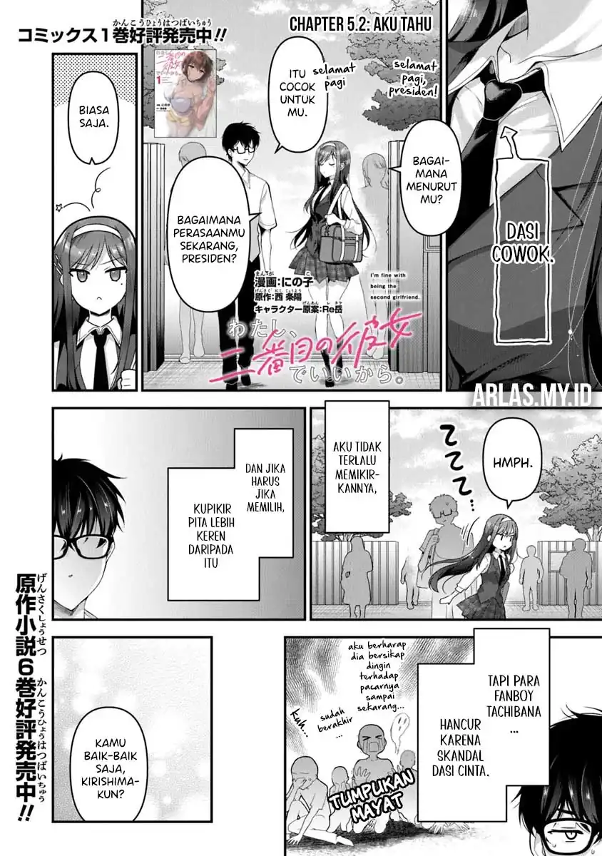 Manga Watashi Nibanme no Kanojo de Ii kara Chapter 5.2 gambar nomor 2