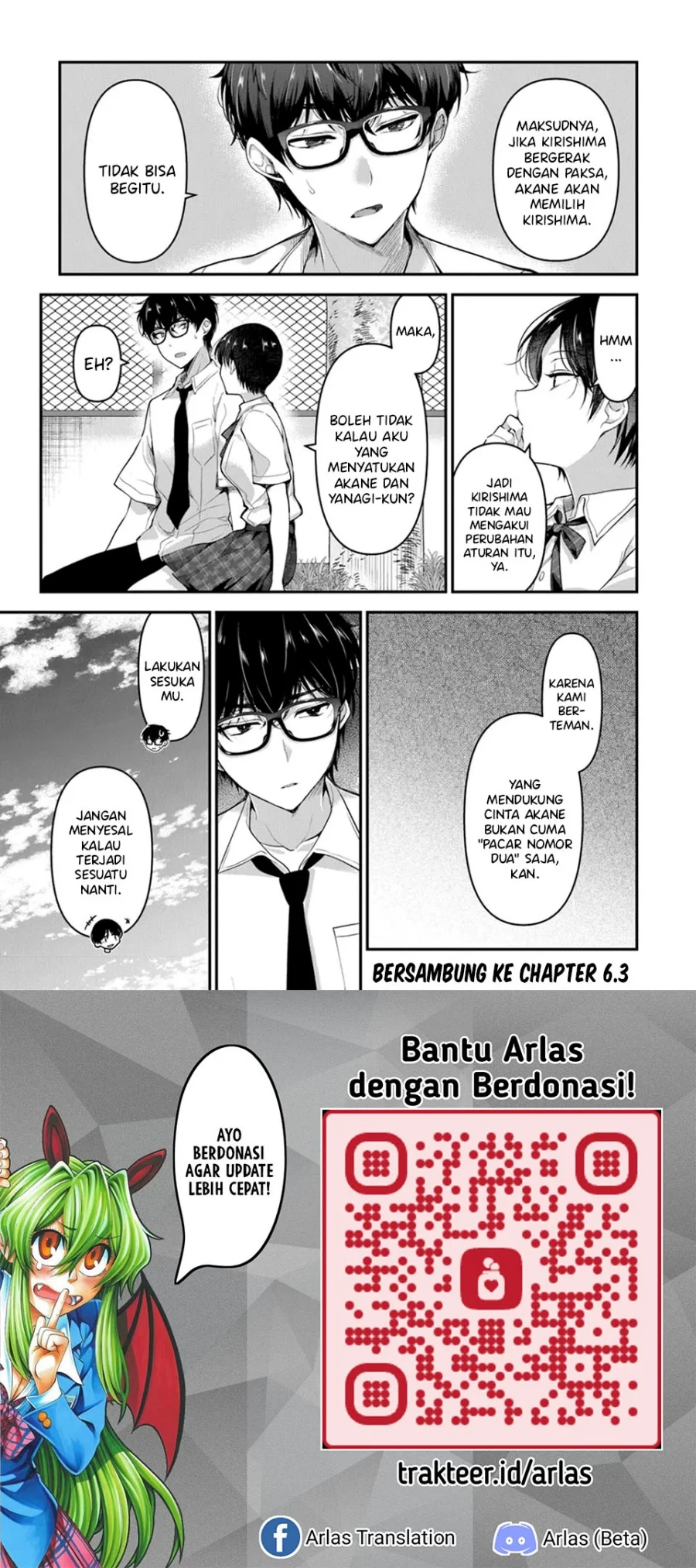 Watashi Nibanme no Kanojo de Ii kara Chapter 6.2 Gambar 18