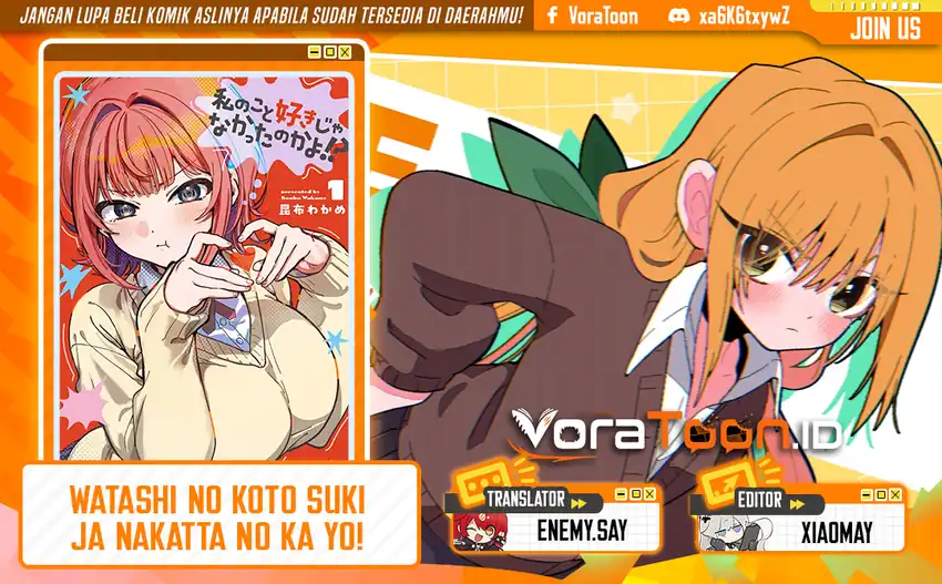 Komik Watashi no Koto Suki ja Nakatta no ka yo!? Chapter 23 gambar 1