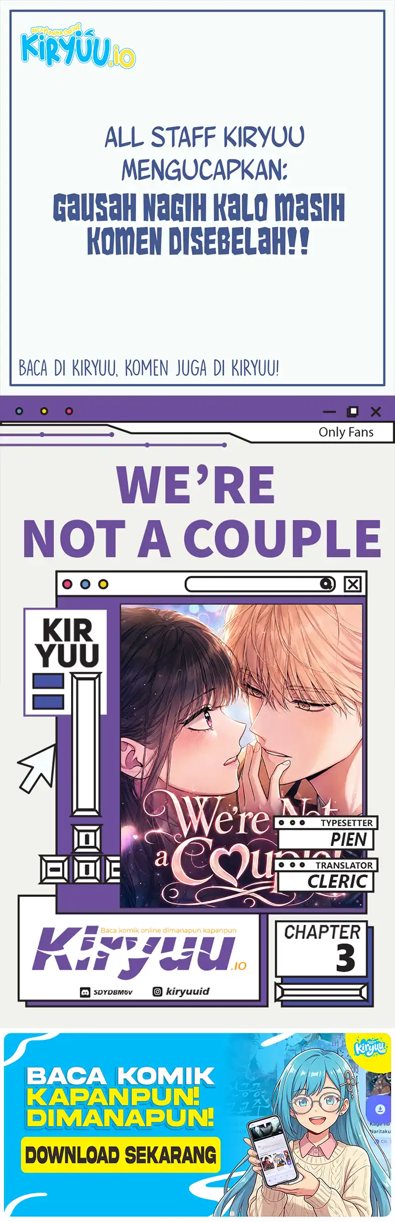 Komik We're Not a Couple! Chapter 3 gambar 1