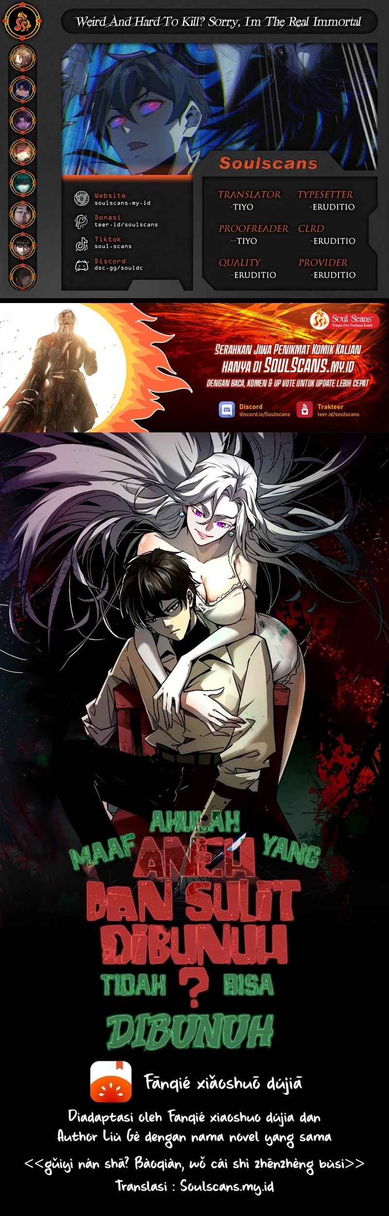 Baca Komik Weird and Hard to Kill? Sorry, I’m the Real Immortal Chapter 57 Gambar 1