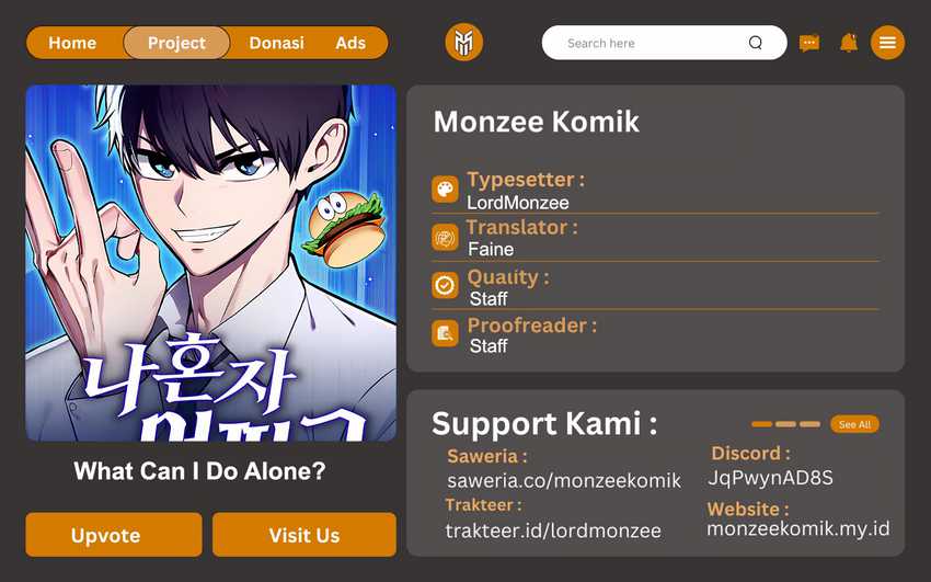 Baca Komik What Can I Do Alone? Chapter 12 Gambar 1