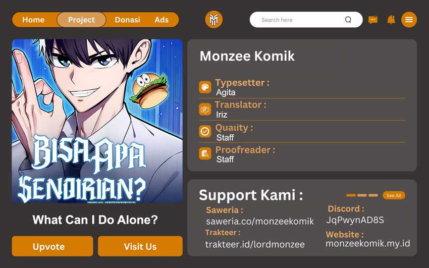 Baca Komik What Can I Do Alone? Chapter 14 Gambar 1
