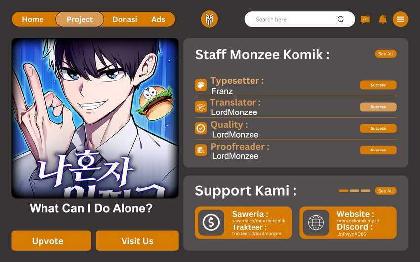 Baca Komik What Can I Do Alone? Chapter 6 Gambar 1