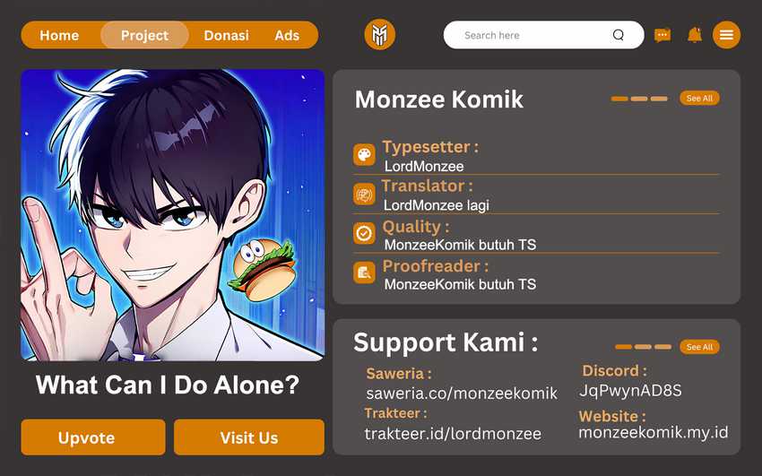 Baca Komik What Can I Do Alone? Chapter 8 Gambar 1