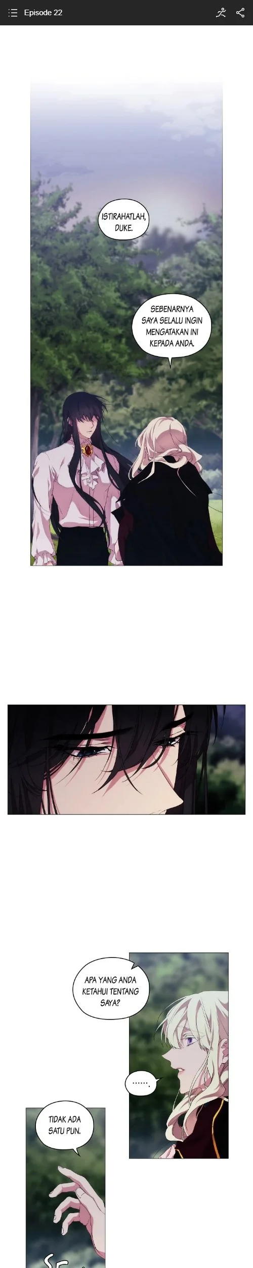 Komik When the Villainess Is in Love Chapter 22 gambar nomor 1