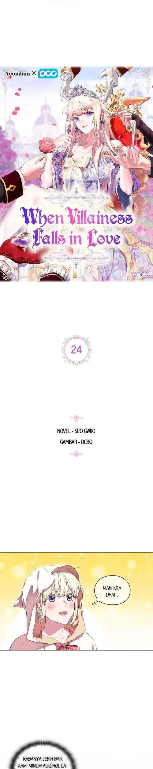 Manhwa When the Villainess Is in Love Chapter 24 gambar nomor 2