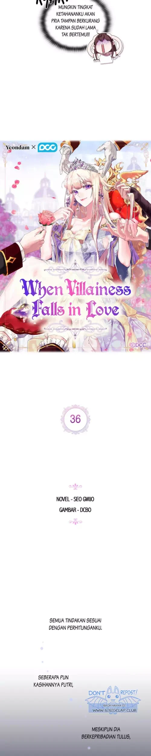 When the Villainess Is in Love Chapter 36 Gambar 4