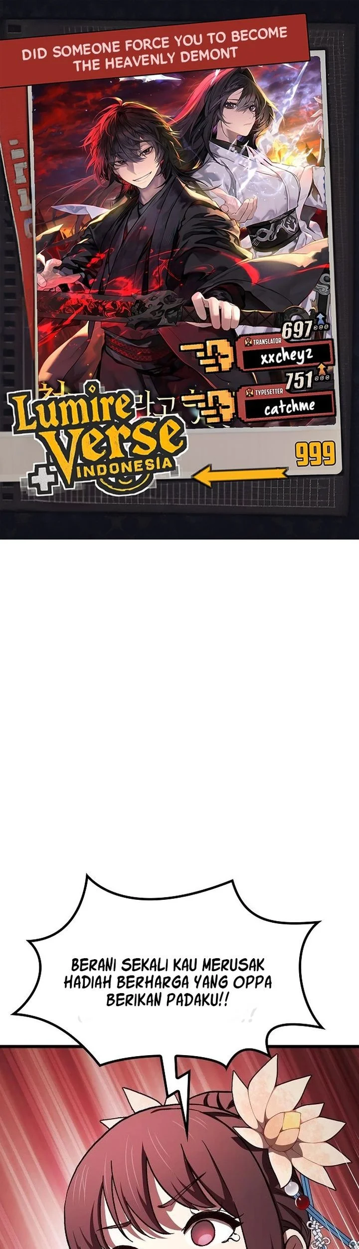 Komik Who’s threatening you with a knife to make you a Heavenly Demon? Chapter 14 gambar nomor 1