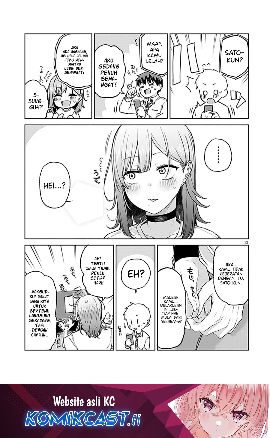 Baca Komik Will You Marry Me If I Quit Being an Idol?! Chapter 13.2 Gambar 1