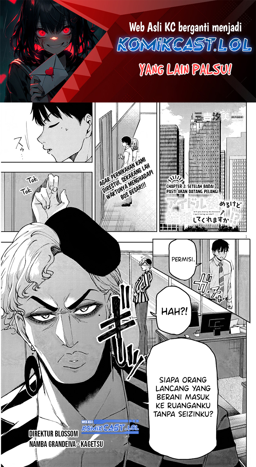 Baca Komik Will You Marry Me If I Quit Being an Idol?! Chapter 2.1 Gambar 1
