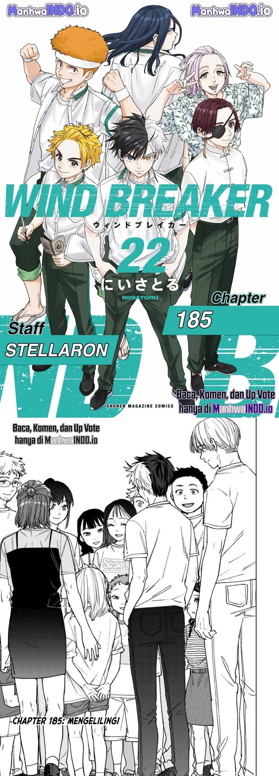 Baca Komik Wind Breaker (NII Satoru) Chapter 185 Gambar 1